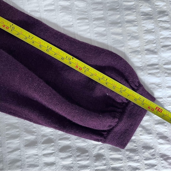 Club Monaco Merino Wool Sweater in Burgundy Size Small - Picture 10 of 12